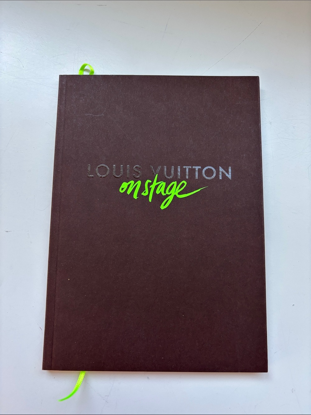 Louis Vuitton "On Stage" catalog or lookbook from 2012. ~ rare  collectible.